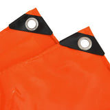 Tarpaulin 650g / m Orange 3 x 6 m Canvas with PVC Coating 42017781