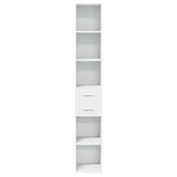Highboard White 30x42.5x185 cm Engineered Wood 846236