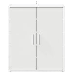Shoe Cabinet White 60x35x70 cm Engineered Wood 808918