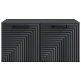 Wall-Mounted TV Cabinet Black 59.5 x 41 x 30 cm Engineered Wood 898676