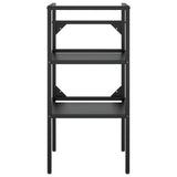 338487 Bathroom Washbasin Frame Black 40x38x83 cm Iron