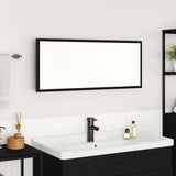 Mirror Wall-mounted Black Oak 90 x 8.5 x 37 cm Engineered Wood 875421