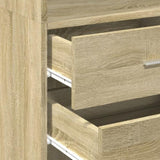 Highboard Sonoma Oak 45x42.5x185 cm Engineered Wood 3281450