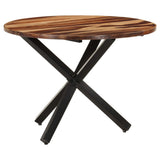 Dining Table 100x100x75 cm Acacia Wood with Honey Finish 321683