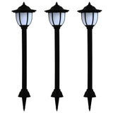 Outdoor Solar Lamps 3 pcs LED Black 44471