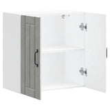 Kitchen Wall Cabinet Lucca Concrete Grey Engineered Wood 853821
