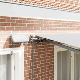 Awning Frame with Manual Anthracite 3.5 x 2.5 m Aluminium 46872