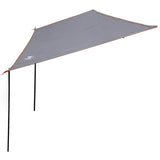 Caravan Awning -Person 240 x 350 cm Grey and Orange Taffeta 42001043