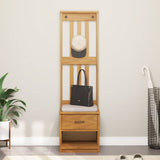 Hall Tree SANDNES 45x40x159.5 cm Solid Wood Pine 4010481