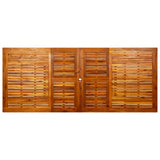 Garden Dining Table x100x75 cm Solid Acacia Wood 316566