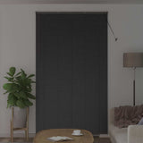 Venetian Blinds Height Adjustable Black 220 x 130 cm Aluminium 42006178