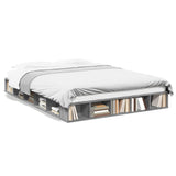 Bed Frame without Mattress Grey Sonoma 140x200 cm 3280480