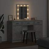 Dressing Table with Door Grey 50 x 41 x 135 cm Engineered Wood 3334257