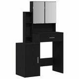 Dressing Table Black Oak 80 x 35 x 132 cm Engineered Wood 868882