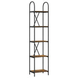 Bookshelf Smoked Oak 40 x 30 x 183 cm Engineered wood 879925