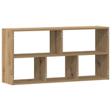 Wall Shelf Artisian Oak 100x25x50 cm Engineered Wood 853280