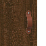 Highboard Brown Oak 69.5x31x115 cm Engineered Wood 828211