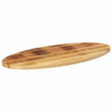 Table Top 90x40x3.8 cm Oval Solid Wood Mango 370829