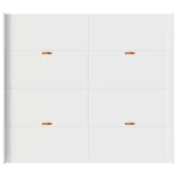 Storage Bed Frame White 180 x 200 cm Engineered Wood 3335269