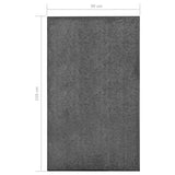Doormat Washable Anthracite 90x150 cm 323419