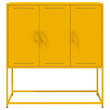 Highboard Mustard Yellow 100.5x39x107 cm Steel 846539