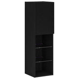 TV Cabinet Set Black Oak 30.5 x 30 x 102 cm Engineered Wood 862198