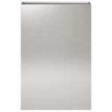 Garden Planter 2 pcs Silver 50 x 20 x 75 cm Stainless Steel 8005465