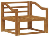 Outdoor Sofa Solid Acacia Wood Natural 3436246