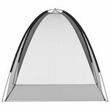 Mosquito Net Mongolia with Doors 220 Mesh Black 200x150x140 cm 4010043