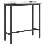 Table Grey Sonoma 100 x 40 x 100.5 cm Engineered Wood and Steel 873741