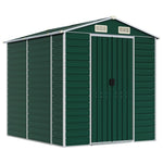 Garden Shed Green 191x215x198 cm Galvanised Steel 3188232