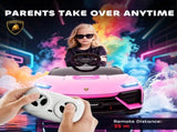 12V Licensed Lamborghini Electric Cars for Kids, Ride On Car with Remote Control for 3-6 Years Old, T3398P422445