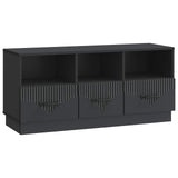 TV Cabinet with Drawer Black 102 x 34.5 x 47 cm Engineered Wood 895366
