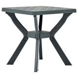 Bistro Table Green 70x70x72 cm Plastic 48800
