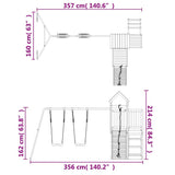 Outdoor Playset Solid Wood Douglas 3155838