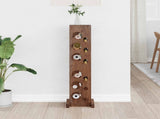 Rack Brown 20 x 25 x 100 cm Solid Mahogany Wood 42012371