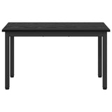 Bench Black Oak 80 x 35 x 45 cm Engineered Wood 892590