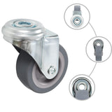 12 pcs Bolt Hole Swivel Casters 50 mm 277882