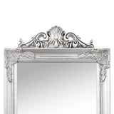 Free-Standing Mirror Silver 45x180 cm 351526