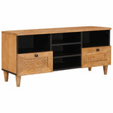 TV Cabinet with Drawer 100 x 33 x 46 cm Solid Mango Wood 4018098