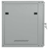 Network Cabinet with Storage Grey 60 x 60 x 50 cm Steel 42017639