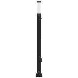 Bollard Light with Sensor&Outlet 110 cm Black IP44 4006093