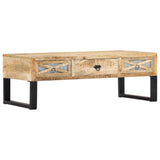 Coffee Table 110x50x38 cm Solid Mango Wood 282760
