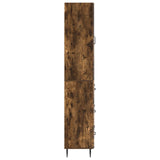 Cabinet Set 2 pcs Smoked Oak 66 x 34.5 x 90 cm Engineered Wood 3416642
