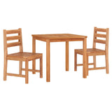 Garden Dining Set Natural Teak Solid Teak Wood Standard Durable 3157177