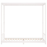 Kids Bed Frame White 80x200 cm Solid Wood Pine 834520