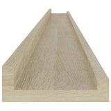 Wall Shelves 4 pcs Sonoma Oak 115x9x3 cm 326688