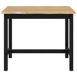 High Bar Table EKAI Black 112 x 70 x 91 cm Solid Pine Wood 42037013