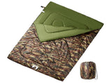Double Sleeping Bag with Pillows for Adults Camping 3-4 Seasons 94453