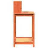 Potting Table with Shelves Brown 82.5x50x109.5 cm Solid Wood Pine 844633
